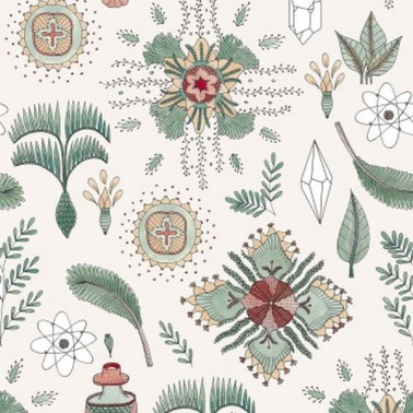 Papel Pintado 5900050 - MICRO COSMOS GREEN - COORDONNE