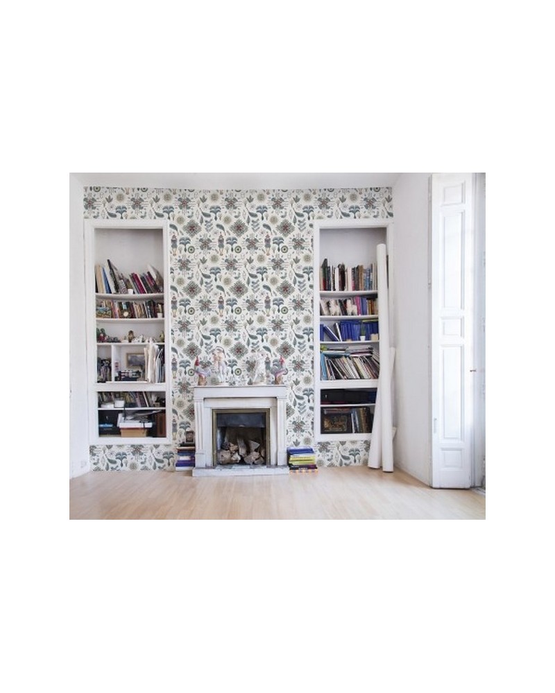 Papel de parede 5900050 - MICRO COSMOS GREEN - COORDONNE