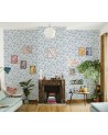 Papel Pintado 5900076 - TIPSY LOVE BLUE - COORDONNE