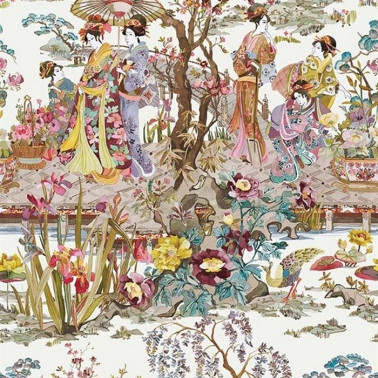 Papel de parede W7024-03 JAPANESE GARDEN - OSBORNE and LITTLE