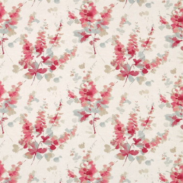 Tessuti DWAP226290 DELPHINIUMS Coral Sanderson