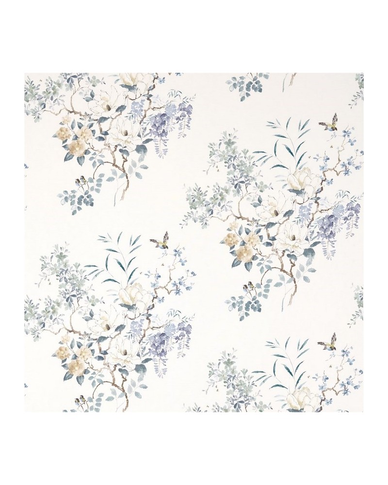 Tessuti DWAP226293 MAGNOLIA & BLOSSOM Mineral-Teal Sanderson