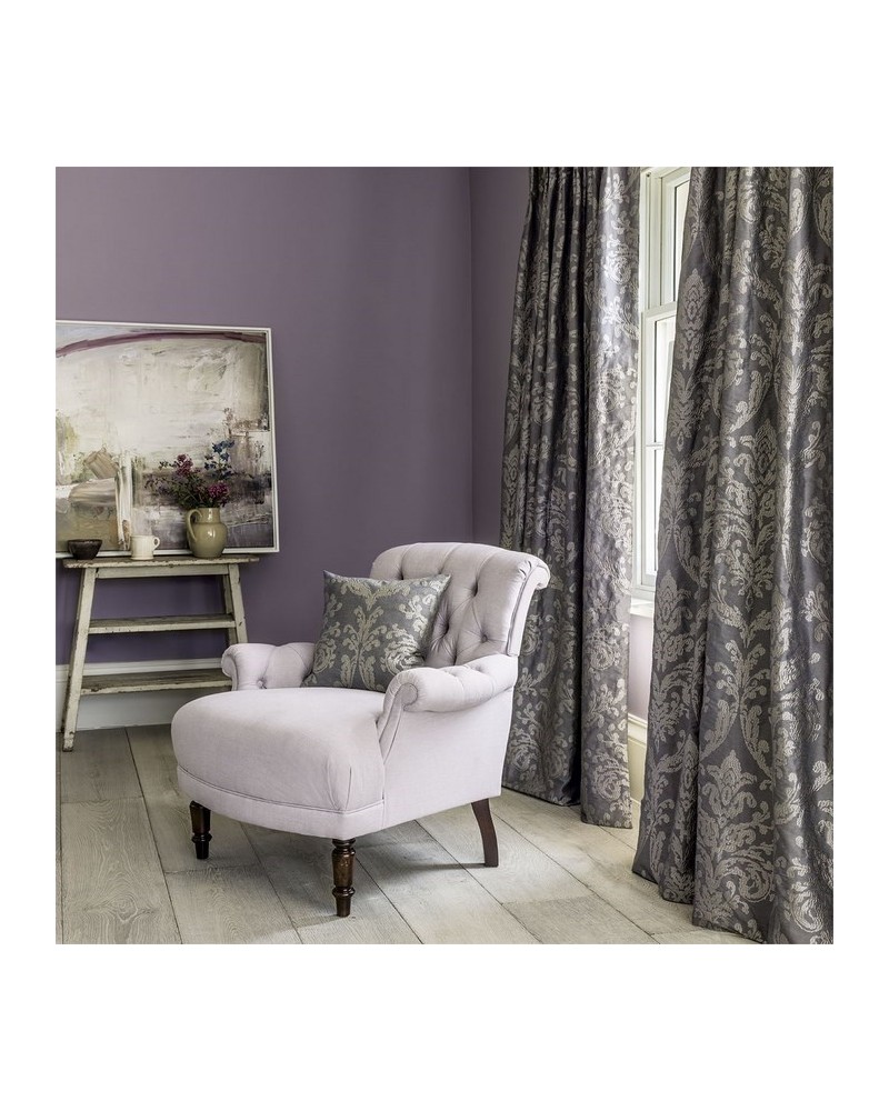 Tela DWAP235929 RIVERSIDE DAMASK Pewter Sanderson