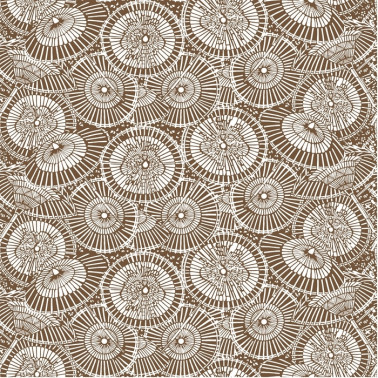 Papier peint GDW-5436-003 Sombrillas Chocolate - GASTON Y DANIELA