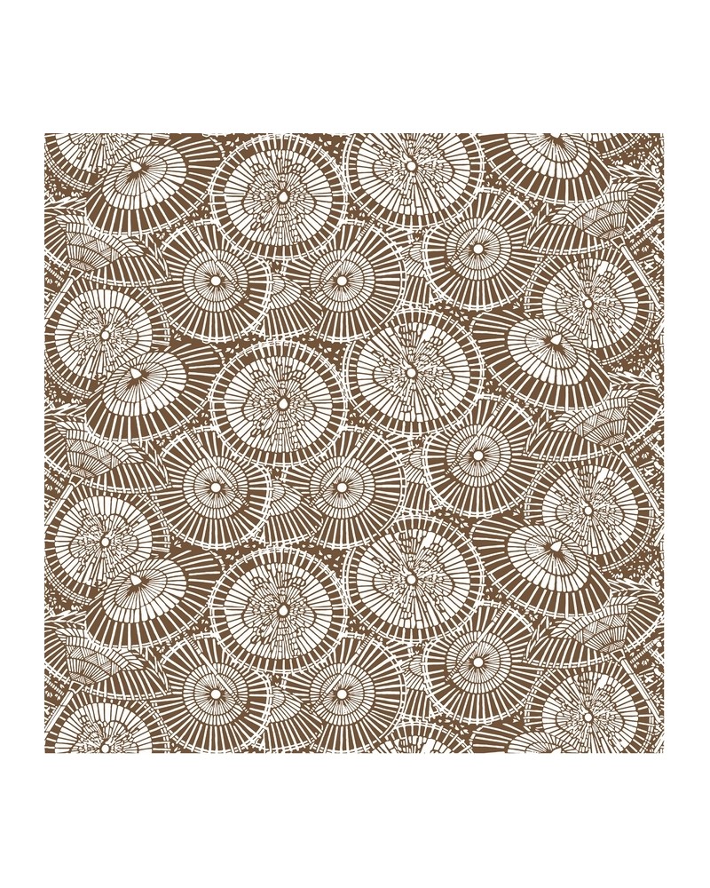 Papel de parede GDW-5436-003 Sombrillas Chocolate - GASTON Y DANIELA Papel de parede GDW-5436-003 Sombrillas Chocolate - GASTON Y DANIELA