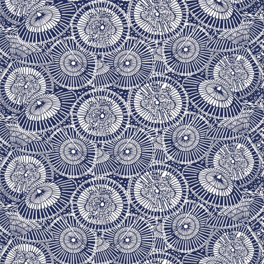 Carta da Parati GDW-5436-004 Sombrillas Navy - GASTON Y DANIELA