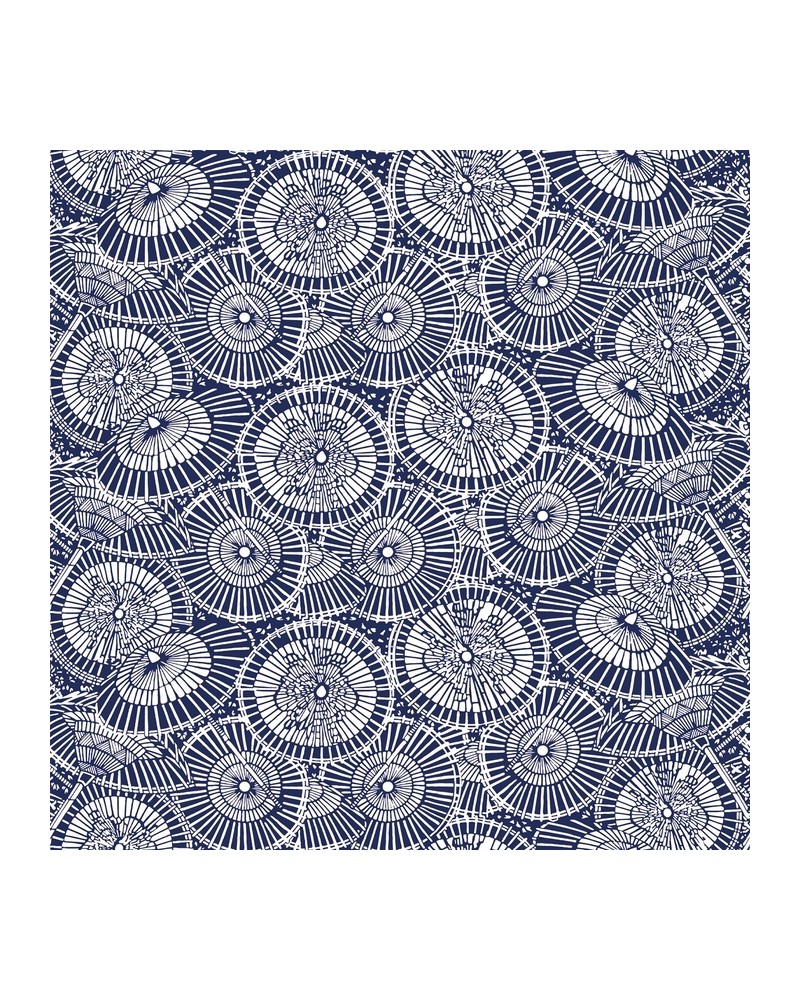 Papier peint GDW-5436-004 Sombrillas Navy - GASTON Y DANIELA Papier peint GDW-5436-004 Sombrillas Navy - GASTON Y DANIELA