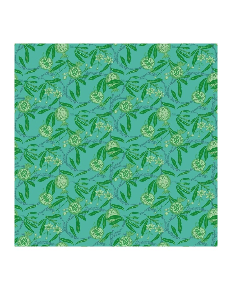 Papel de parede GDW-5439-005 Granadas Verde-Azul - GASTON Y DANIELA Papel de parede GDW-5439-005 Granadas Verde-Azul - GASTON Y DANIELA