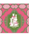 Carta da Parati GDW-5445-001 Porcelanas Frambuesa-Verde - GASTON Y DANIELA
