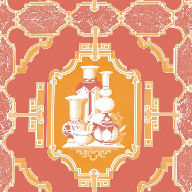Tapete GDW-5445-002 Porcelanas Pomelo - GASTON Y DANIELA