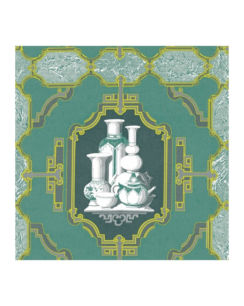 Tapete GDW-5445-003 Porcelanas Esmeralda - GASTON Y DANIELA Tapete GDW-5445-003 Porcelanas Esmeralda - GASTON Y DANIELA