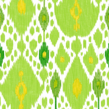 Papier peint GDW-5446-003 Ikat Verde - GASTON Y DANIELA