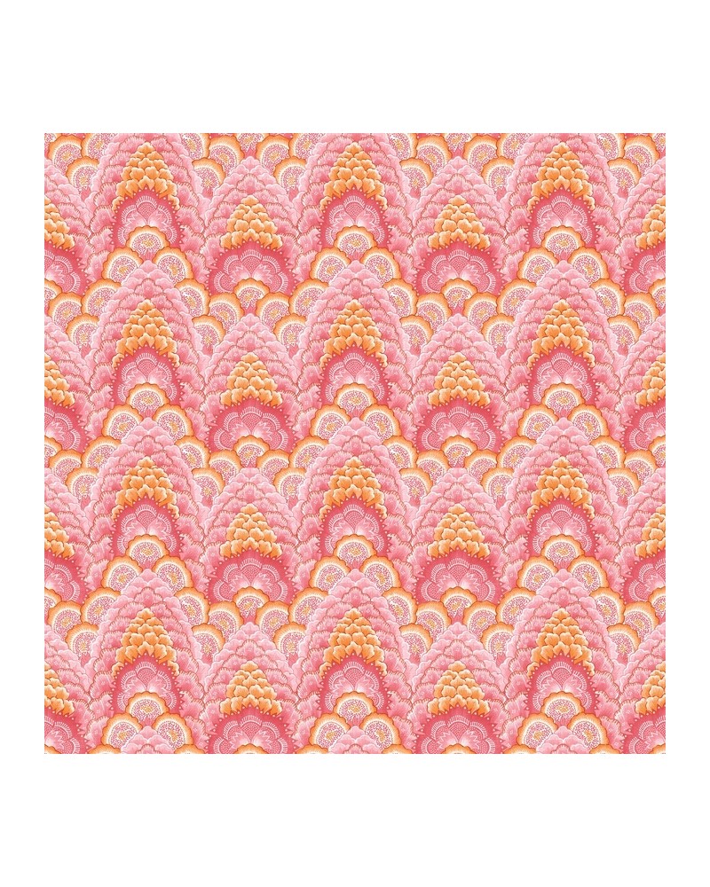 Papel Pintado GDW-5447-003 Ganges Rosa-Naranja - GASTON Y DANIELA