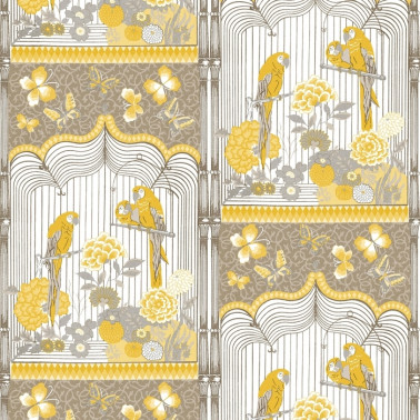 Carta da Parati GDW-5452-001 Aviary Ocre - GASTON Y DANIELA