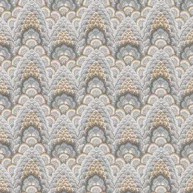 Papel Pintado GDW-5447-001 Ganges Gris-Marrón - GASTON Y DANIELA