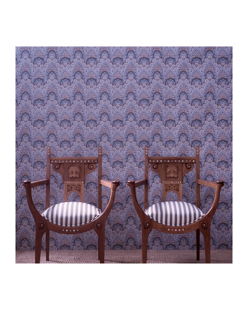 Papel Pintado GDW-5447-004 Ganges Azul - GASTON Y DANIELA