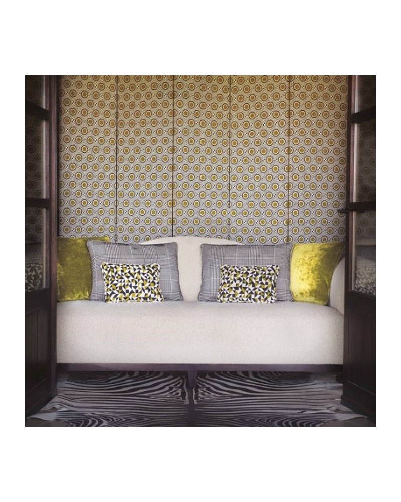 Fabric GDT-5388-011 Victoria Plomo Lino GASTON Y DANIELA