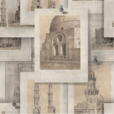 Carta da Parati ARABIAN MONUMENTS WP20073 - MIND THE GAP