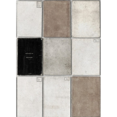 Papel Pintado BOOK COVERS NEUTRAL WP20094 - MIND THE GAP