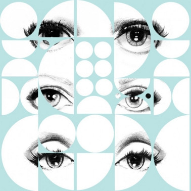 Carta da Parati EYES AND CIRCLES WP20086 - MIND THE GAP