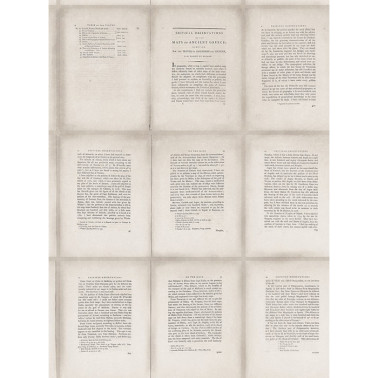 Papier peint INSIDE BOOK TAUPE WP20102 - MIND THE GAP