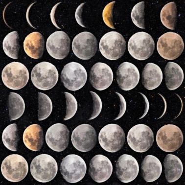 Papel de parede MOON PHASES WP20066 - MIND THE GAP