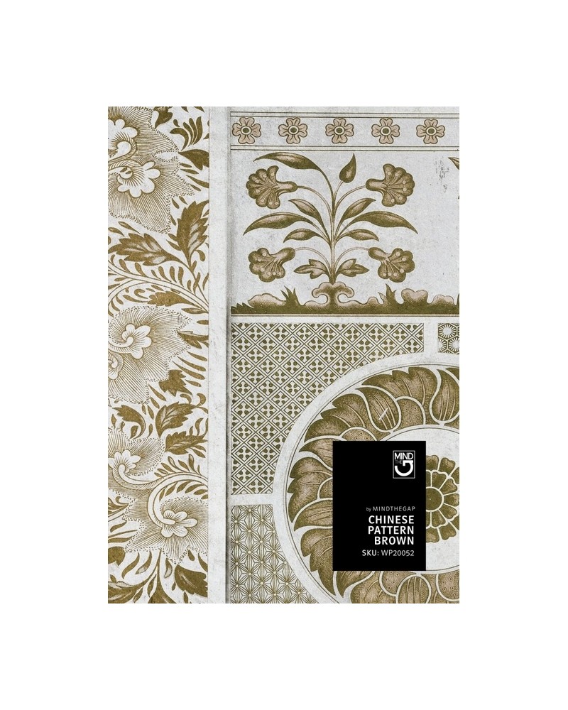 Papel de parede CHINESE PATTERNS BROWN WP20052 - MIND THE GAP