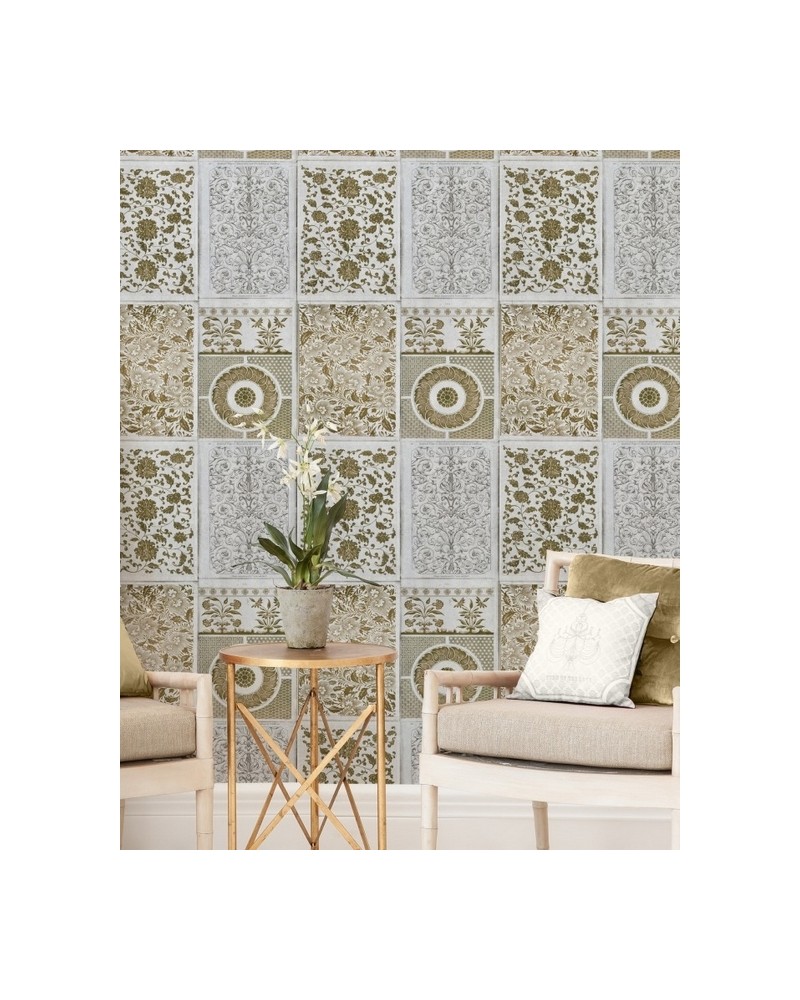 Papel de parede CHINESE PATTERNS BROWN WP20052 - MIND THE GAP