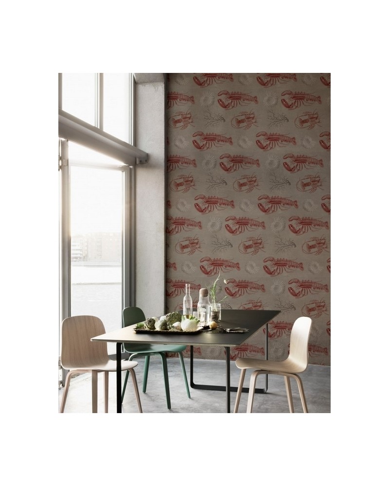 Carta da Parati LOBSTER TAUPE WP20013 - MIND THE GAP