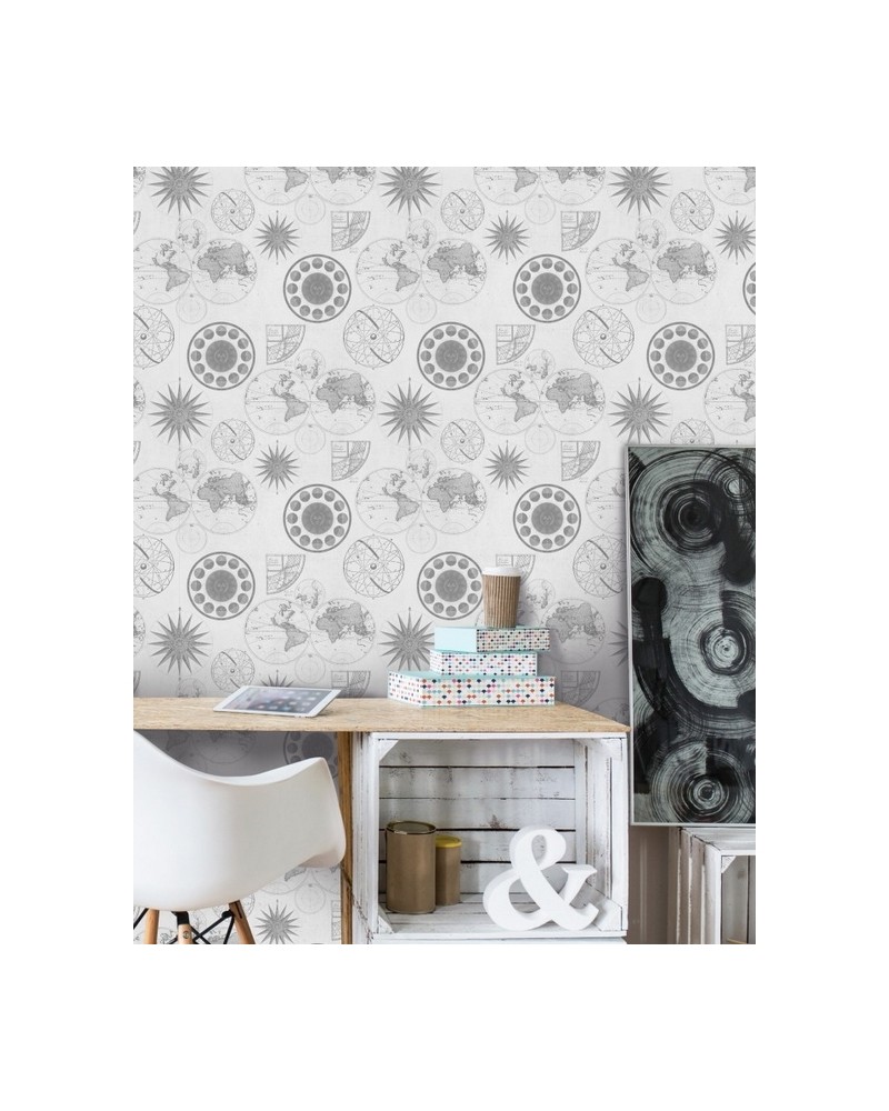 Papel de parede NAVIGATION NEUTRAL WP20038 - MIND THE GAP