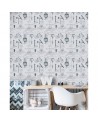 Papier peint PATENTS GRAY WP20049 - MIND THE GAP