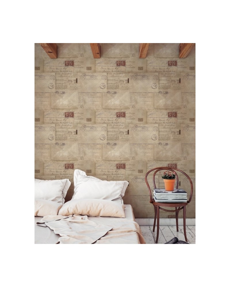 Wallpaper VINTAGE LETTERS WP20017 - MIND THE GAP