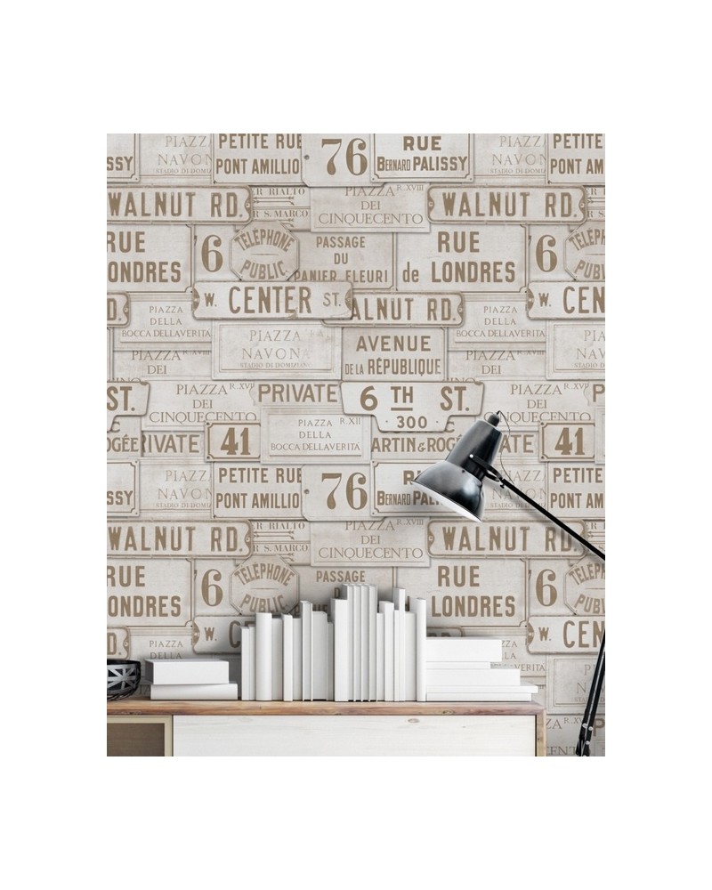 Wallpaper VITAGE SIGNS WP20036 - MIND THE GAP