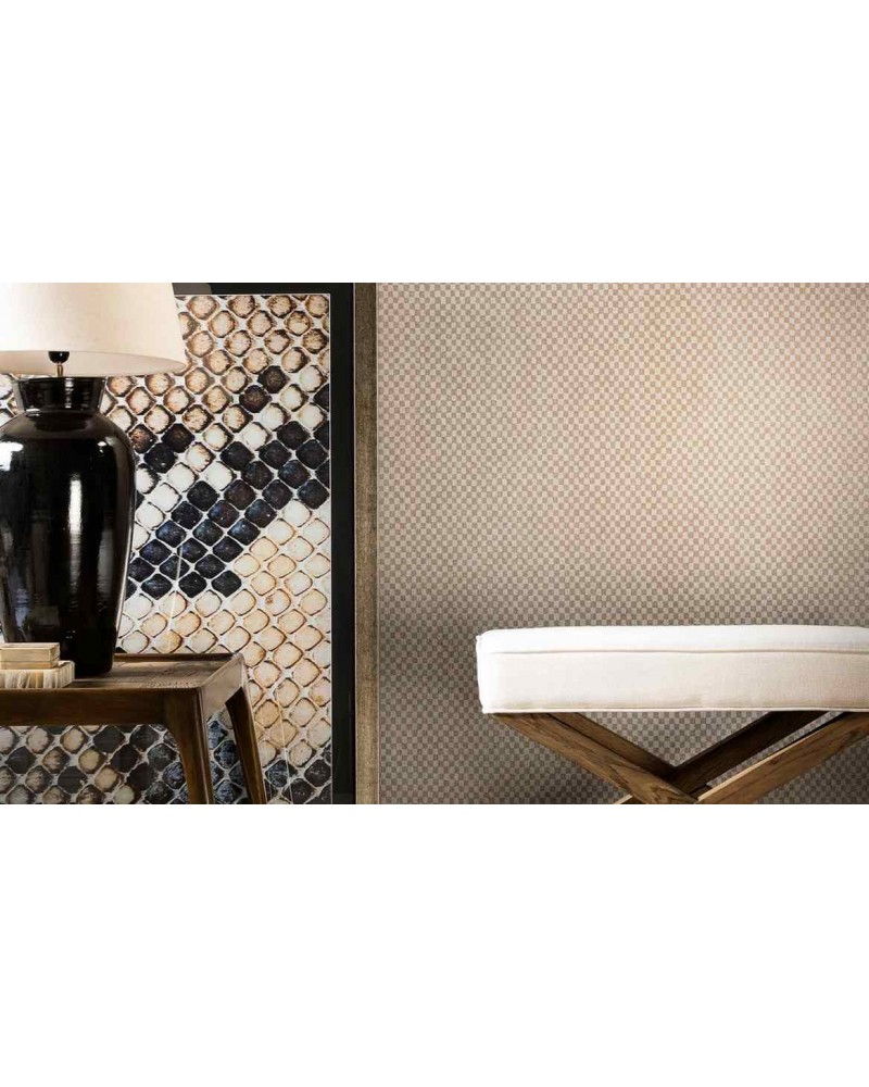 Papel Pintado 12063 DAMIER - FLAMANT