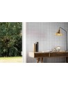 Tapete 12081 PIED DE POULE - FLAMANT