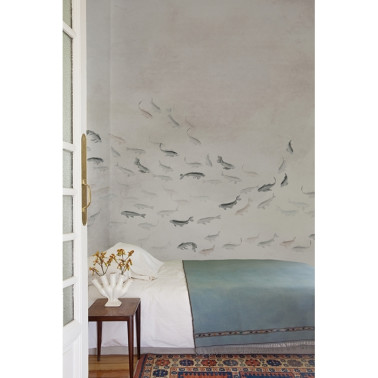 6600081 KOI LIGHT MURAL