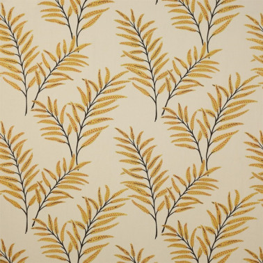 Dekostoff J915F-01 HAYWOOD LEAF Gold JANE CHURCHILL