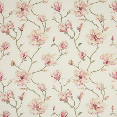 Dekostoff J921F-03 LOLA FLOWER Pink Green JANE CHURCHILL