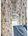 Fabric J924F-06 EDEN Aqua JANE CHURCHILL