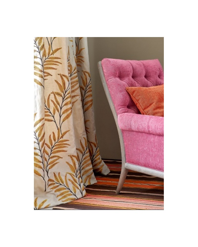 Tela J915F-01 HAYWOOD LEAF Gold JANE CHURCHILL