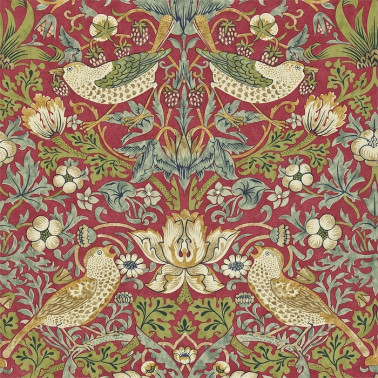 Papel de parede DMCR216475 STRAWBERRY THIEF - MORRIS CO