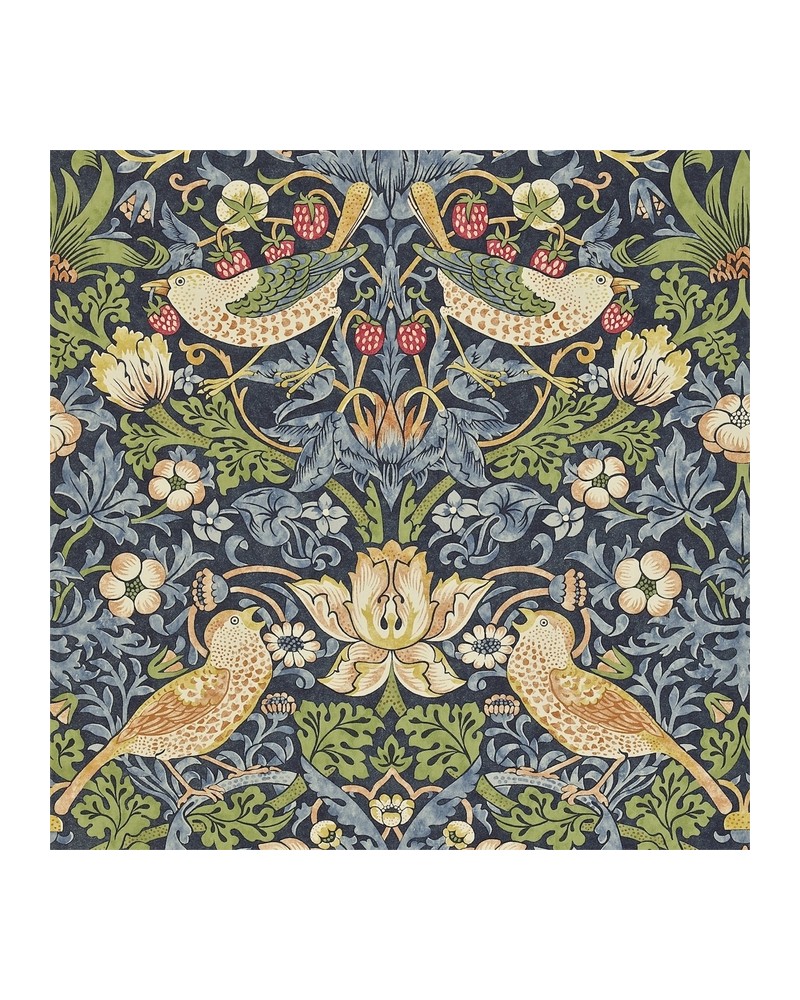 Papel de parede DMCR216476 STRAWBERRY THIEF - MORRIS CO Papel de parede DMCR216476 STRAWBERRY THIEF - MORRIS CO