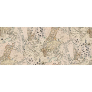Papier peint NO 5 - Maps R13861 - REBEL WALLS