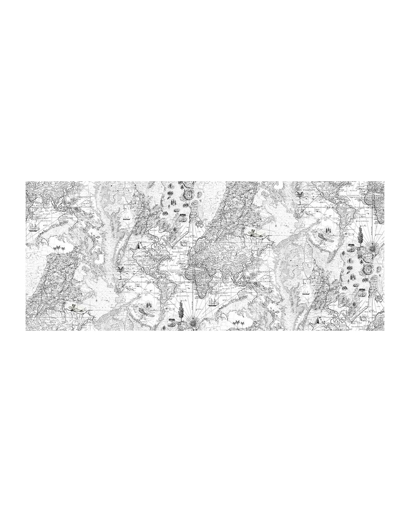 Papier peint NO 5 - Maps R13863 - REBEL WALLS Papier peint NO 5 - Maps R13863 - REBEL WALLS