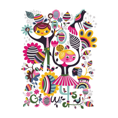 Tapete NO 8 - Storytime R50803 - REBEL WALLS