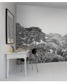 Wallpaper R13053-8 BELLEWOOD BLACK TOILE - REBEL WALLS