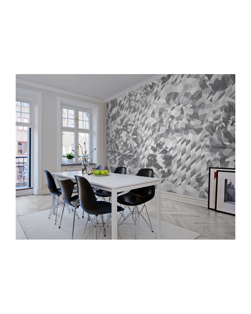 Carta da Parati R13081-8 CONCRETE ROSES - REBEL WALLS
