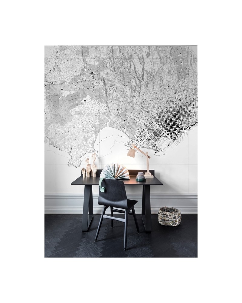 Papel Pintado NO 5 - Maps R13841 - REBEL WALLS