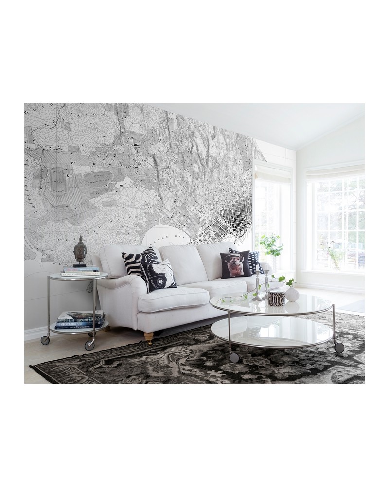 Papel Pintado NO 5 - Maps R13841 - REBEL WALLS
