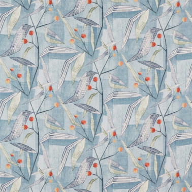 Tessuti HGEO120672 ENTITY Brick Denim Harlequin